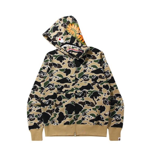 BAPE sta camo shark zip hoodie - Picture 2 of 3